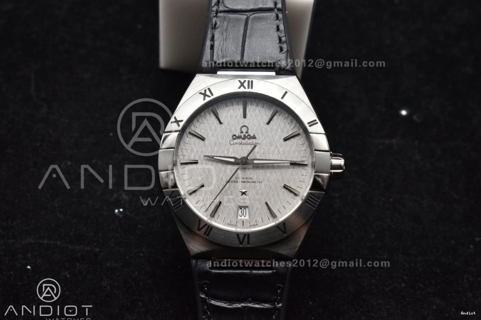 Gummy Constellation Strap Clone A8900 Black VSF Super on Gray Best Dial SS 1:1 Edition 1217